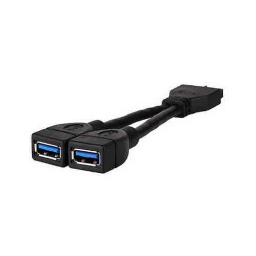 Silverstone Cp09 Cable Usb 30int A 2x Usb30ext